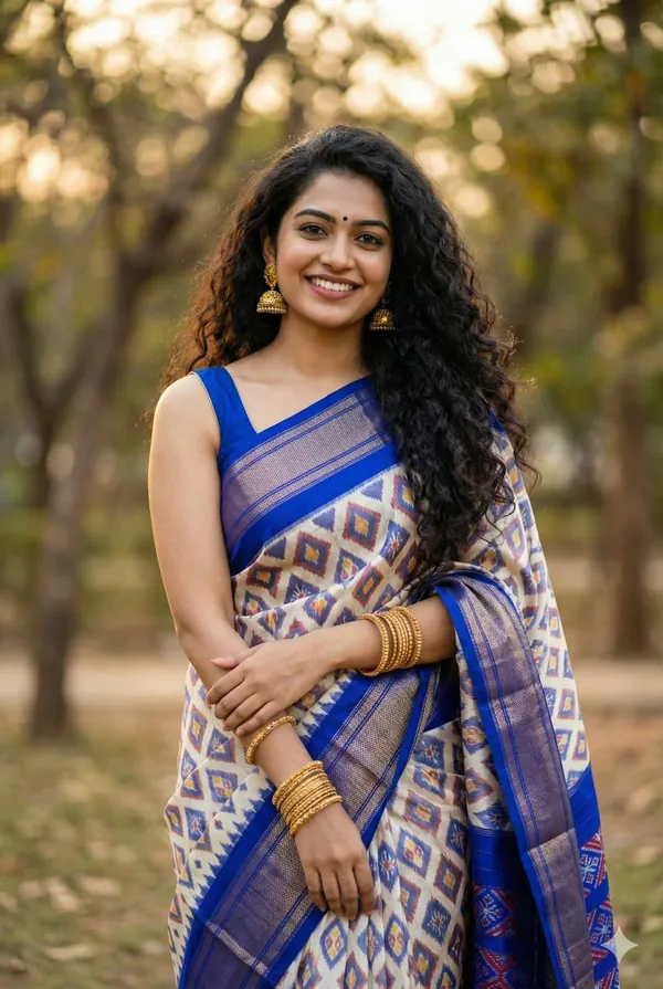 Pochampalli_Designer_Printed_And_Dolla_Silk_Fabric_Saree