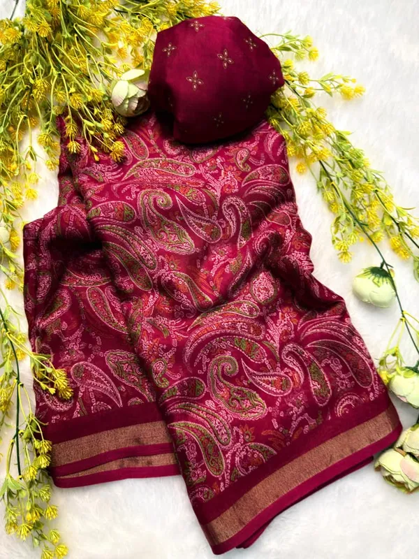Ajrakh_Printed_Saree