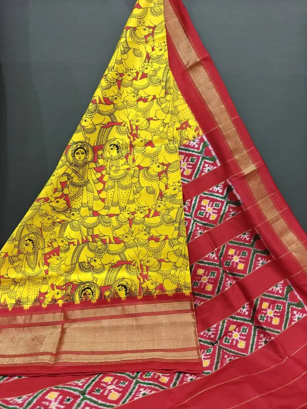 Pochammpalli_Designer_Printed_And_Dolla_Silk_Fabric_Sarees