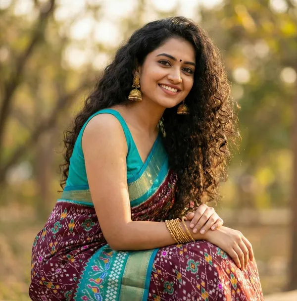 Pochampalli_Designer_Printed_And_Dolla_Silk_Fabric_Saree