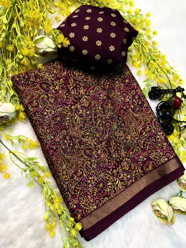 Ajrakh_Printed_Saree