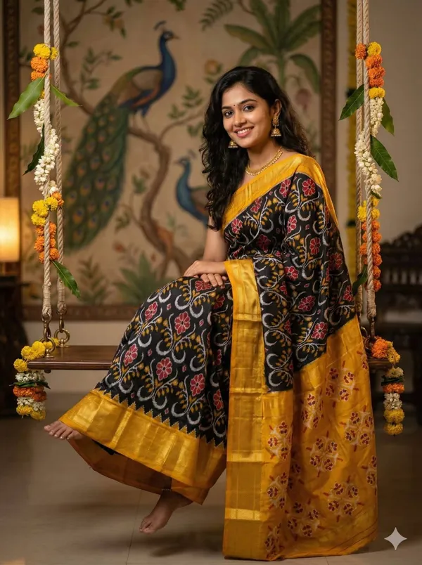 Pochammpalli_Designer_Printed_And_Dolla_Silk_Fabric_Sarees