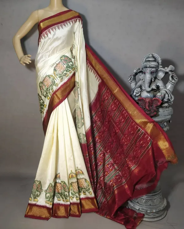 Pochampalli_Designer_Printed_And_Dolla_Silk_Fabric_Sarees