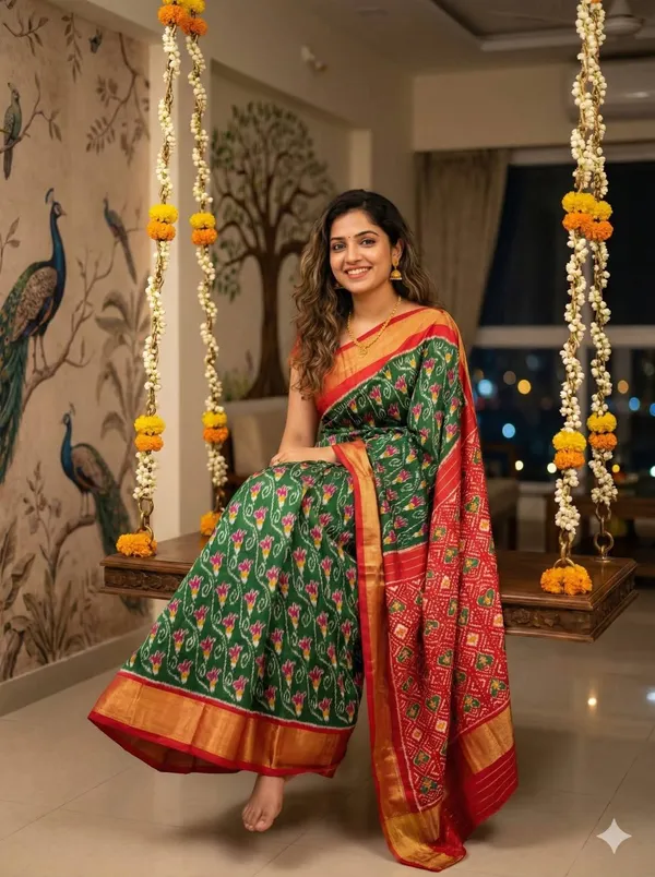 Pochammpalli_Designer_Printed_And_Dolla_Silk_Fabric_Sarees
