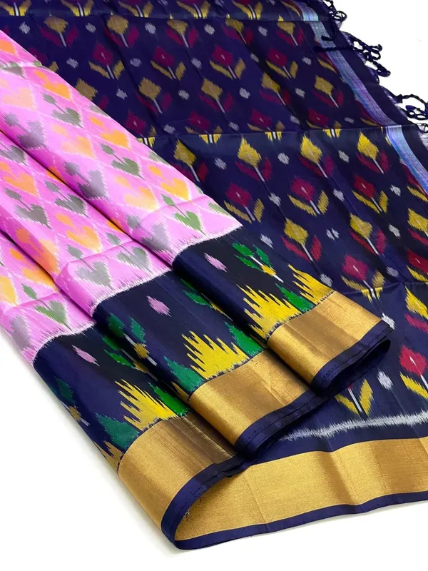 Pochampalli_Designer_Printed_And_Dolla_Silk_Fabric_Saree