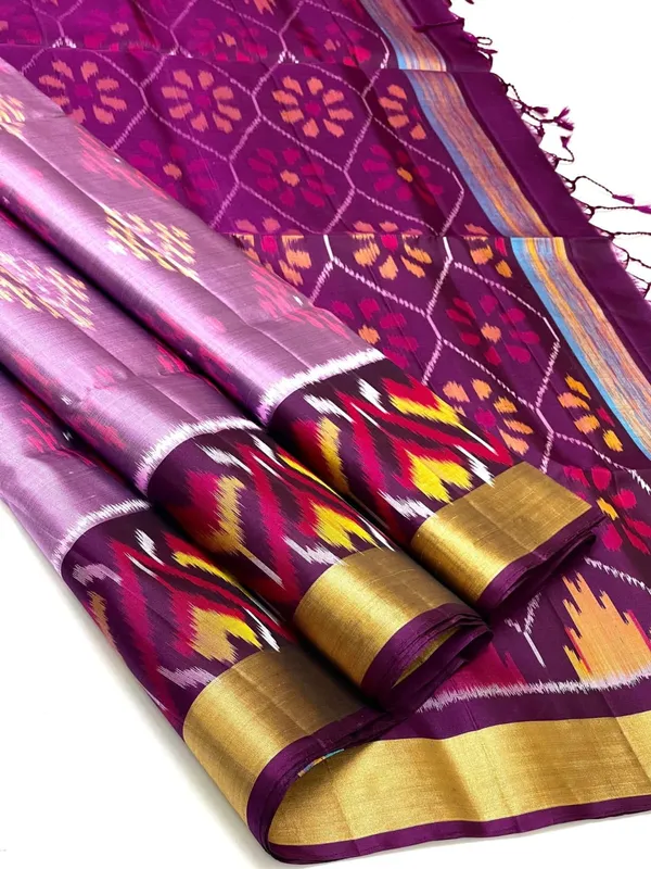 Pochampalli_Designer_Printed_And_Dolla_Silk_Fabric_Saree