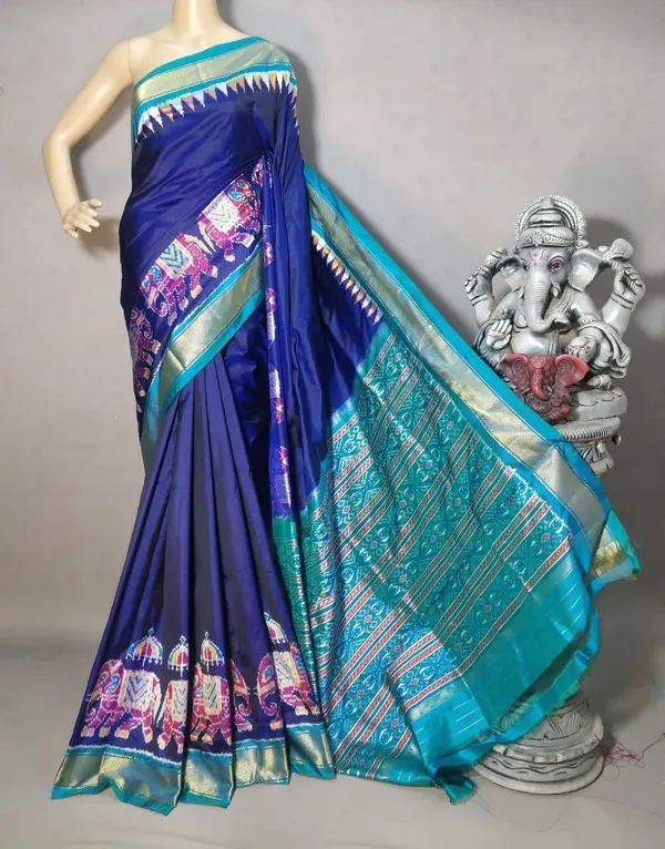 Pochampalli_Designer_Printed_And_Dolla_Silk_Fabric_Sarees