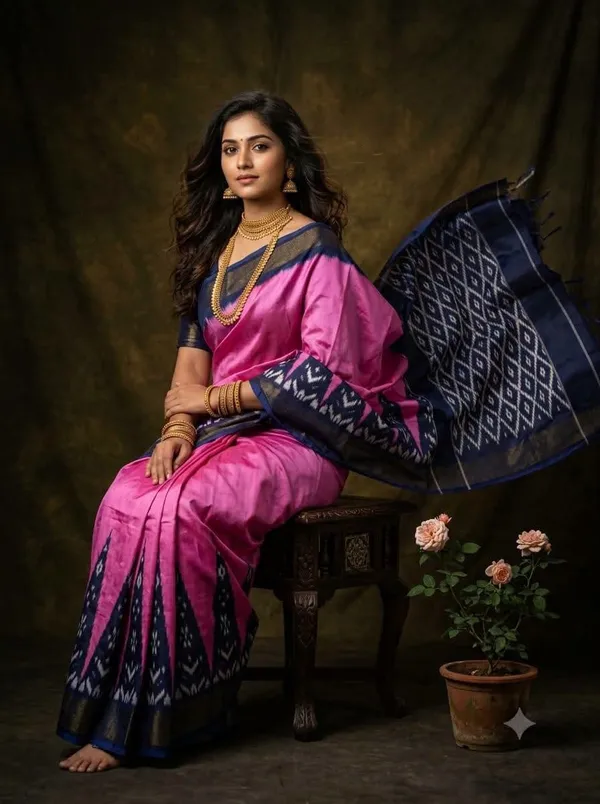 Pochammpalli_Designer_Printed_And_Dolla_Silk_Fabric_Sarees