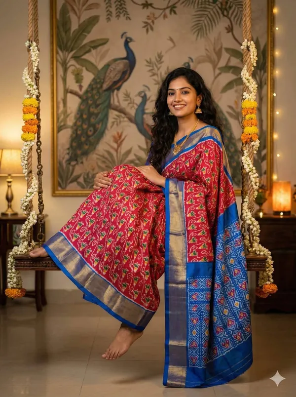 Pochammpalli_Designer_Printed_And_Dolla_Silk_Fabric_Sarees