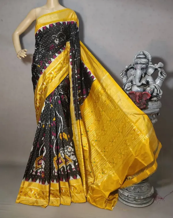 Pochampalli_Designer_Printed_And_Dolla_Silk_Fabric_Sarees