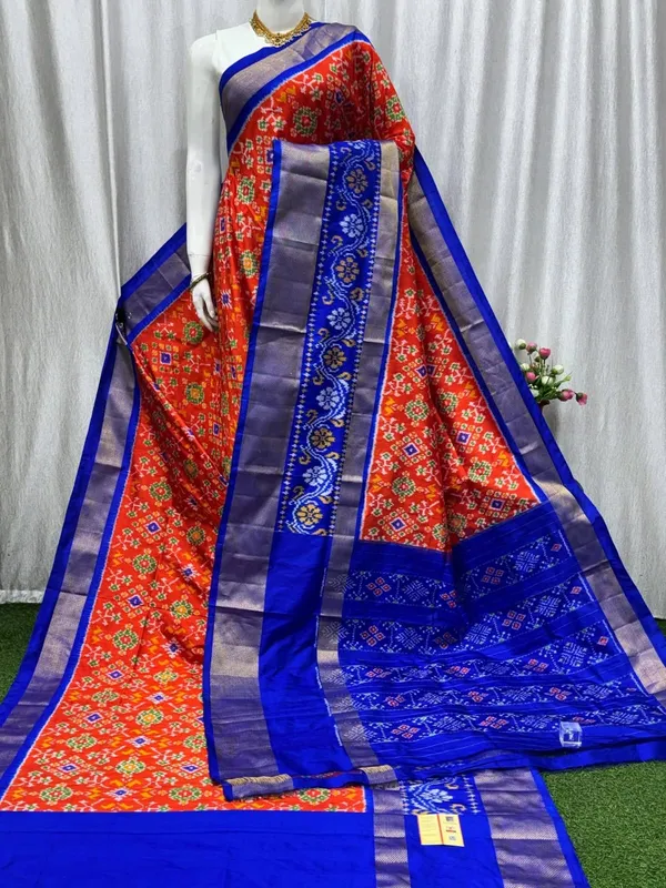 Pochampalli_Designer_Printed_And_Dolla_Silk_Fabric_Saree