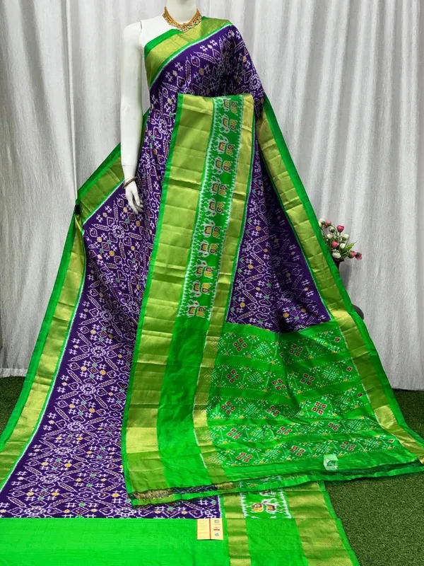 Pochampalli_Designer_Printed_And_Dolla_Silk_Fabric_Saree
