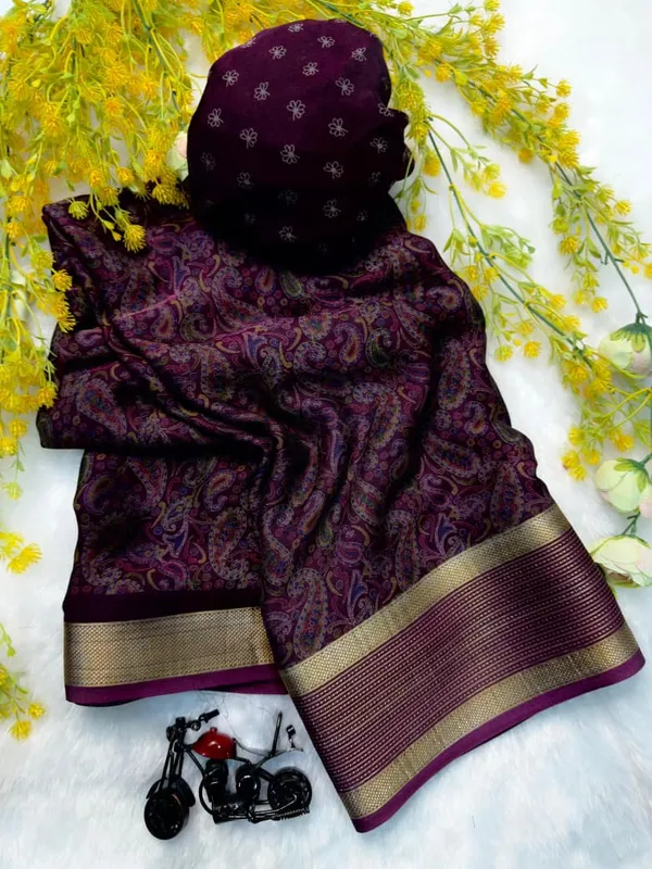 Ajrakh_Printed_Saree