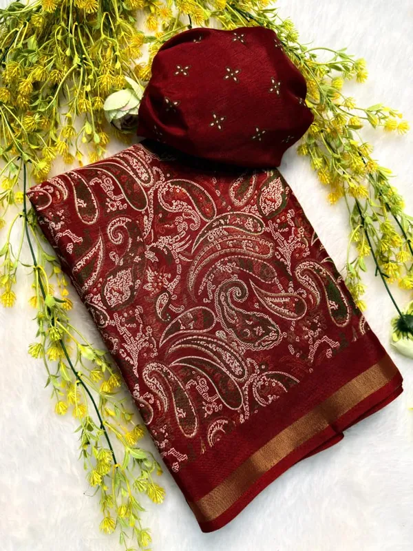 Ajrakh_Printed_Saree