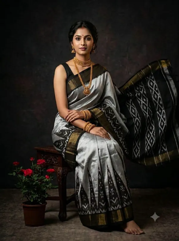 Pochammpalli_Designer_Printed_And_Dolla_Silk_Fabric_Sarees