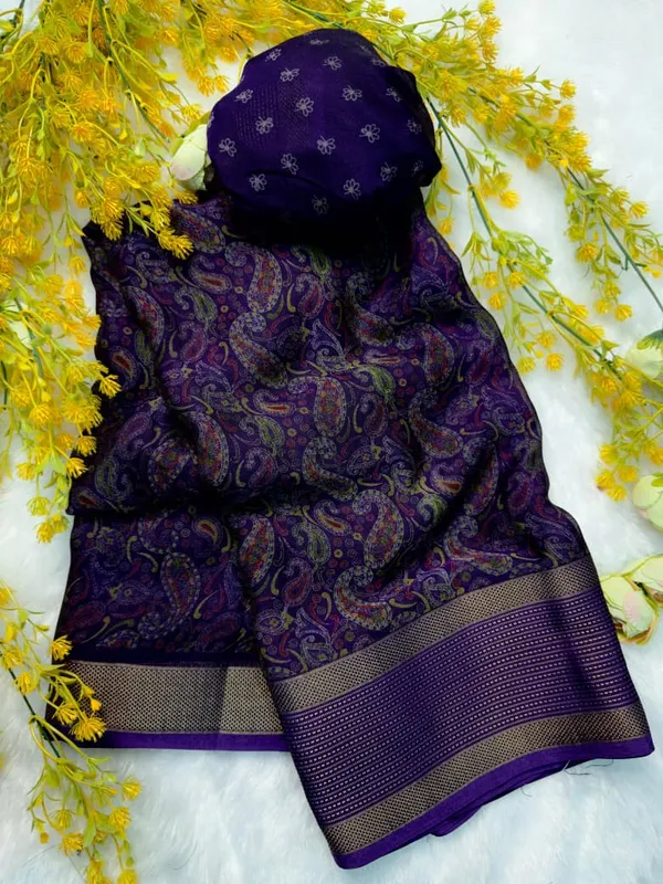 Ajrakh_Printed_Saree