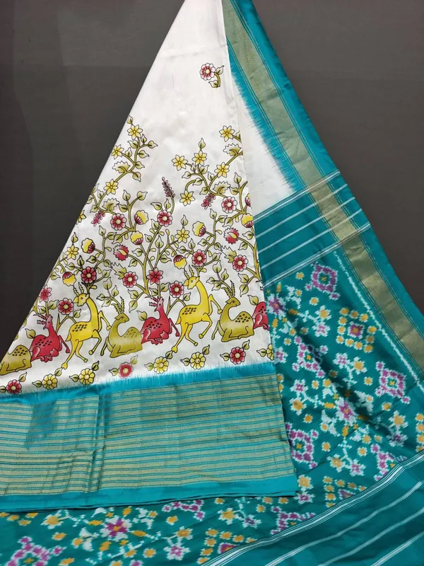 Pochammpalli_Designer_Printed_And_Dolla_Silk_Fabric_Sarees
