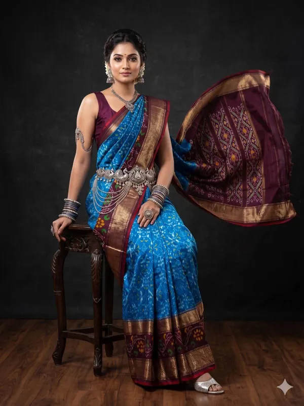 Kalamkari_Designer_Printed_And_Dolla_Silk_Fabric_Sarees