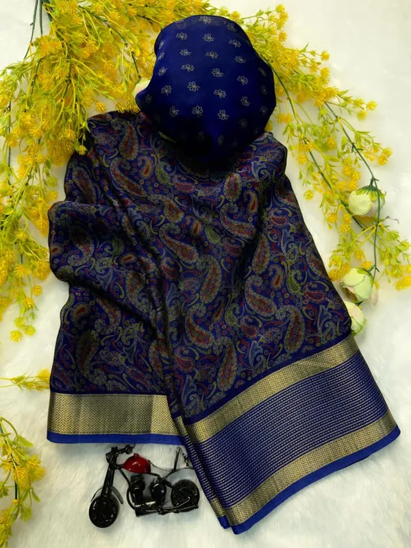 Ajrakh_Printed_Saree