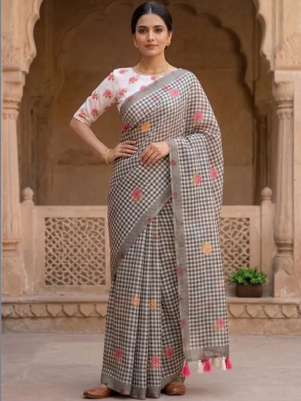 Latest_Linen_Sarees