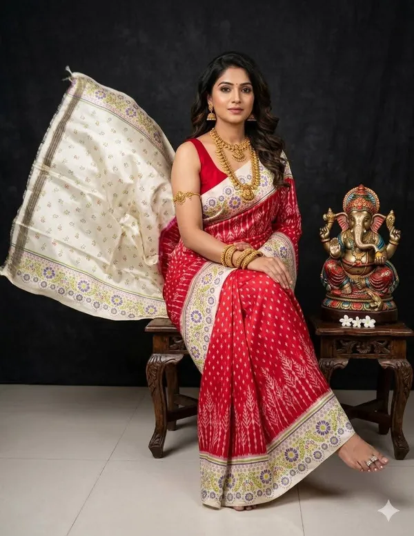 Pochammpalli_Designer_Printed_And_Dolla_Silk_Fabric_Sarees