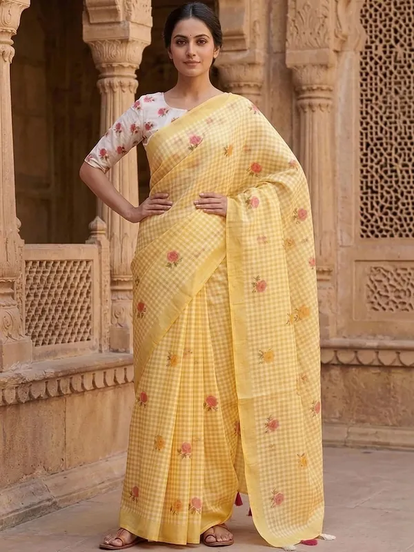 Latest_Linen_Sarees