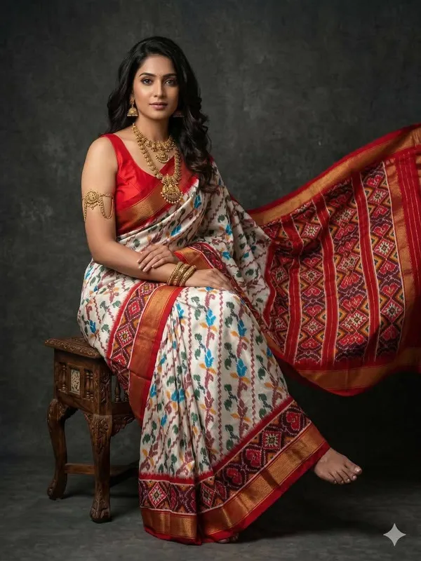Kalamkari_Designer_Printed_And_Dolla_Silk_Fabric_Sarees