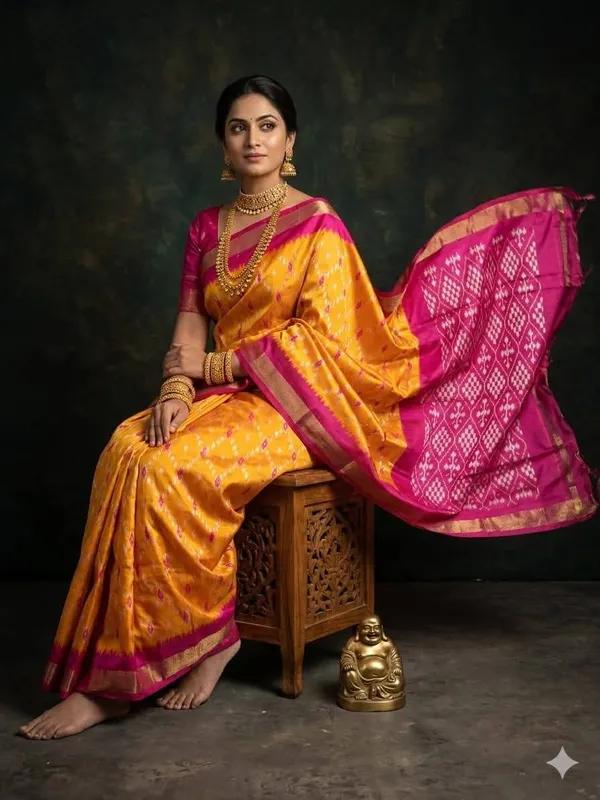 Pochampalli_Designer_Printed_And_Dolla_Silk_Fabric_Sarees