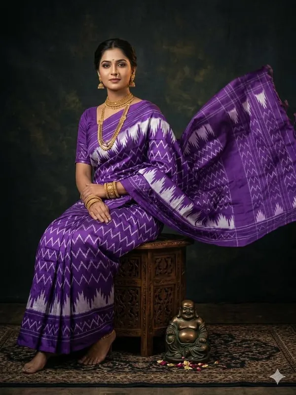 Pochampalli_Designer_Printed_And_Dolla_Silk_Fabric_Sarees