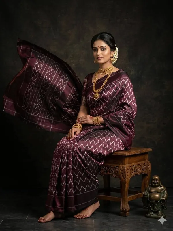 Pochampalli_Designer_Printed_And_Dolla_Silk_Fabric_Sarees