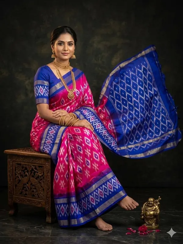 Pochampalli_Designer_Printed_And_Dolla_Silk_Fabric_Sarees
