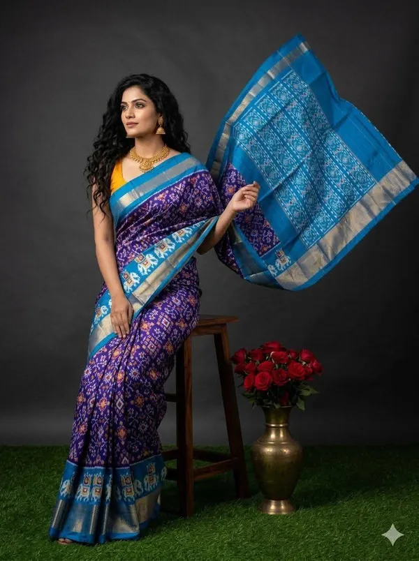 Pochampalli_Designer_Printed_And_Dolla_Silk_Fabric_Sarees