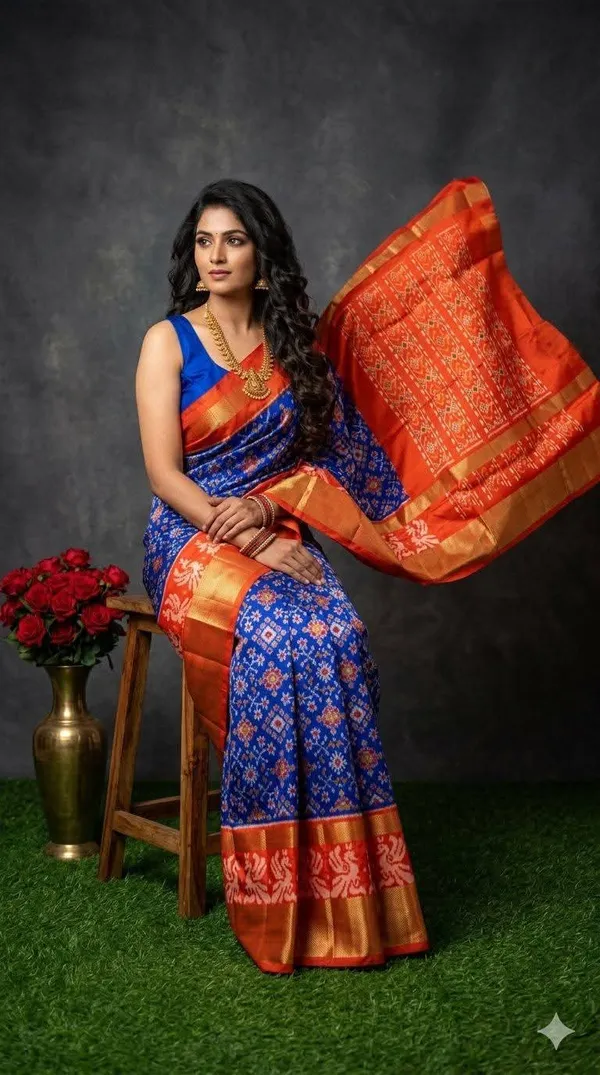 Pochampalli_Designer_Printed_And_Dolla_Silk_Fabric_Sarees