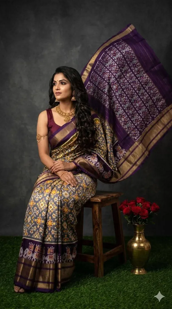 Pochampalli_Designer_Printed_And_Dolla_Silk_Fabric_Sarees