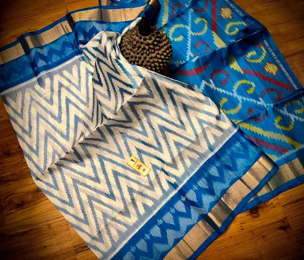 Pochampalli_Designer_Printed_And_Dolla_Silk_Fabric_Sarees