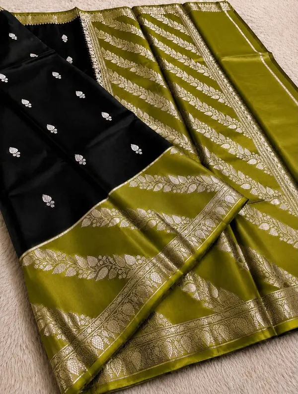 Lichi_Kanchipuram_Tussar_Silk_Sarees
