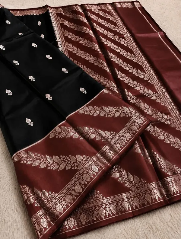 Lichi_Kanchipuram_Tussar_Silk_Sarees