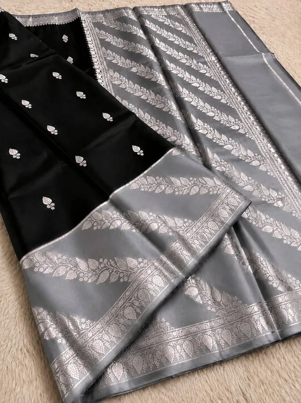Lichi_Kanchipuram_Tussar_Silk_Sarees