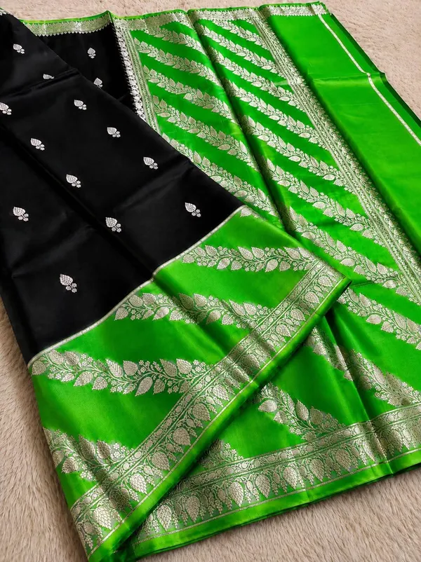 Lichi_Kanchipuram_Tussar_Silk_Sarees