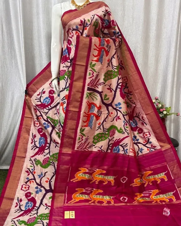 Pochampalli_Designer_And_Dolla_Silk_Saree