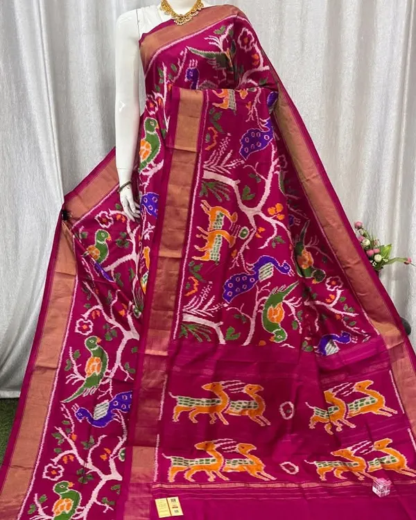 Pochampalli_Designer_And_Dolla_Silk_Saree