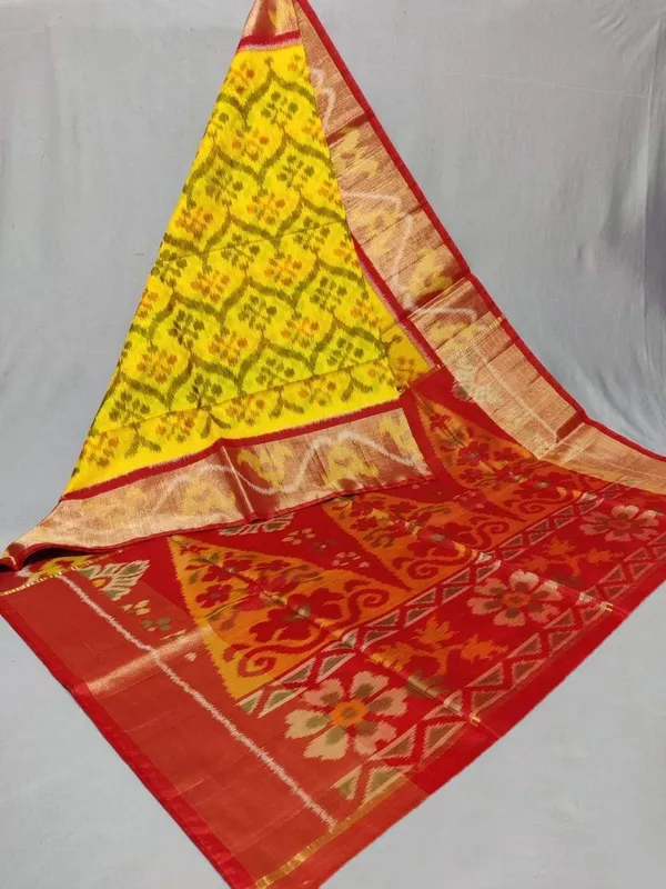 Twill_Ikkat_Designer_And_Dolla_Silk_Sarees