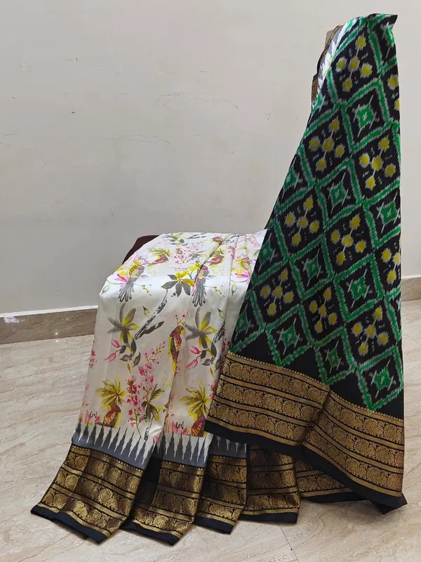 Letest_And_Exclusive_Double_Peacock_Weaving_Printed_Sarees