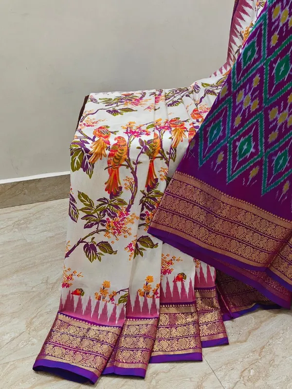 Letest_And_Exclusive_Double_Peacock_Weaving_Printed_Sarees
