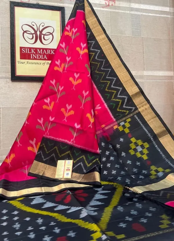 Pochampalli_Designer_Printed_And_Dolla_Silk_Fabric_Sarees