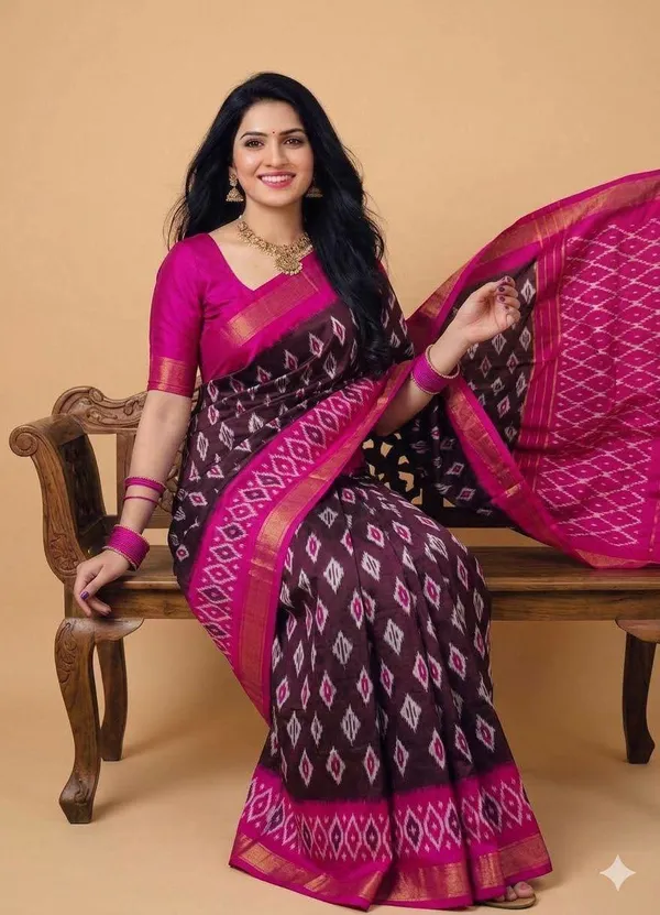 Pochampalli_Designer_Printed_And_Dolla_Silk_Sarees
