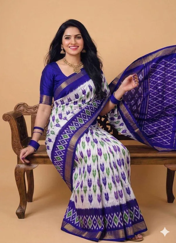 Pochampalli_Designer_Printed_And_Dolla_Silk_Sarees