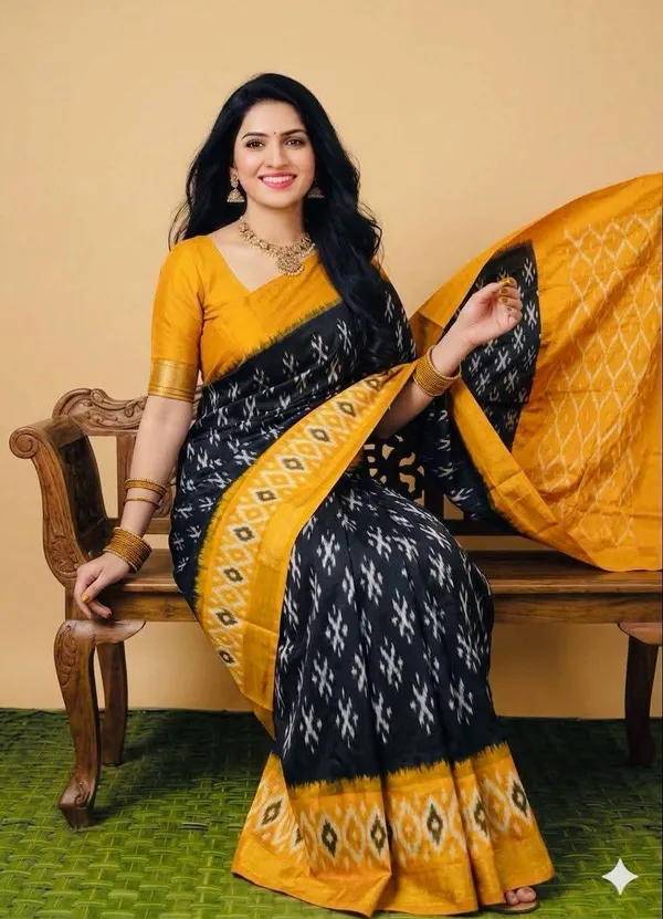 Pochampalli_Designer_Printed_And_Dolla_Silk_Sarees