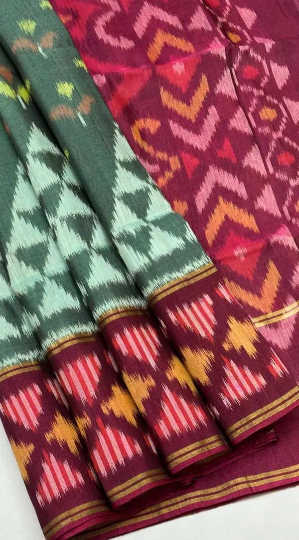 Pochampalli_Designer_Printed_And_Dolla_Silk_Sarees