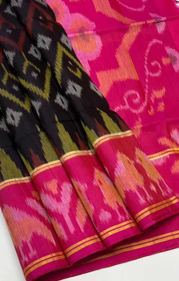 Pochampalli_Designer_Printed_And_Dolla_Silk_Sarees